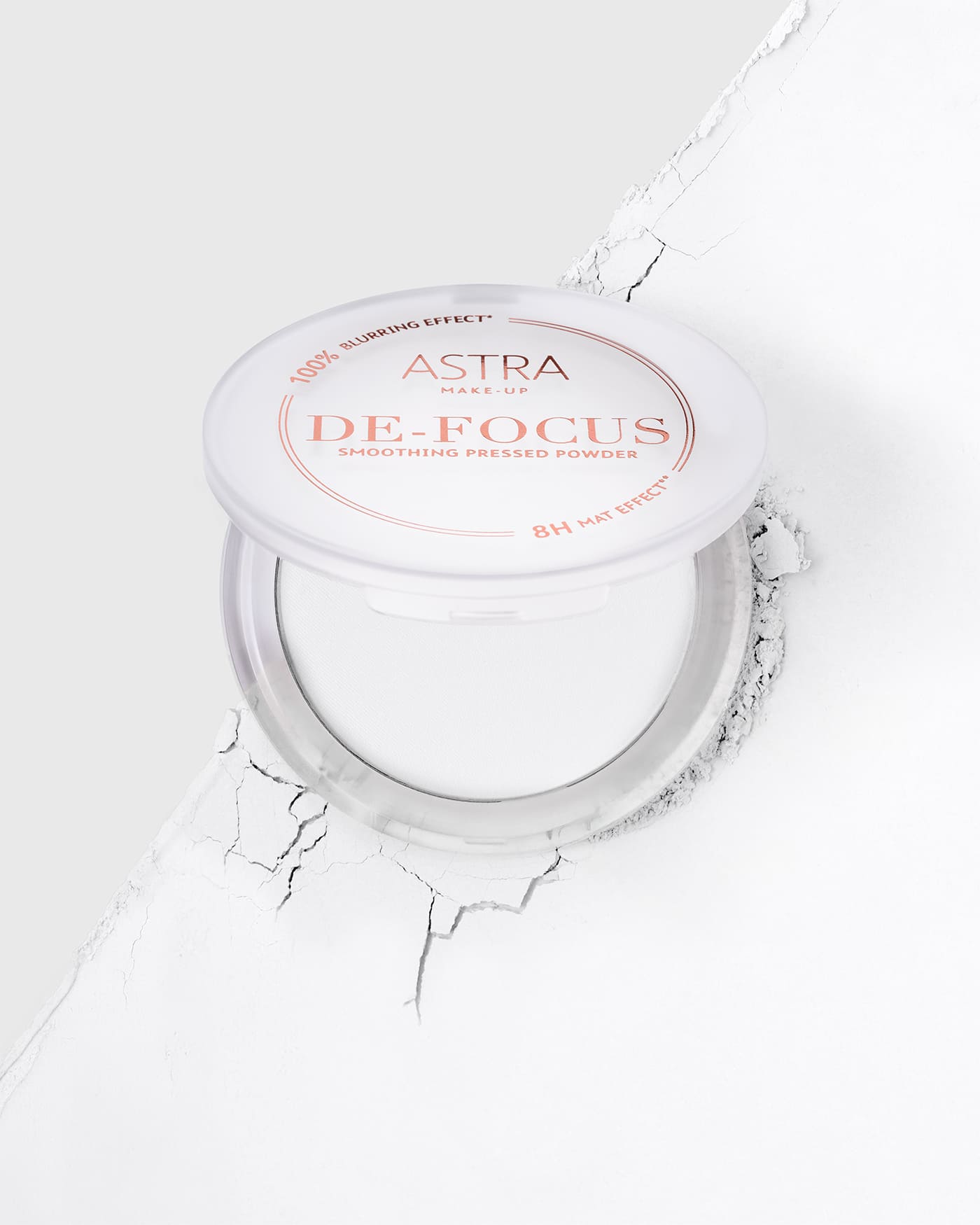 DE-FOCUS - Cipria Compatta Levigante/Correttiva - 01 - Translucent Blur - Astra Make-Up