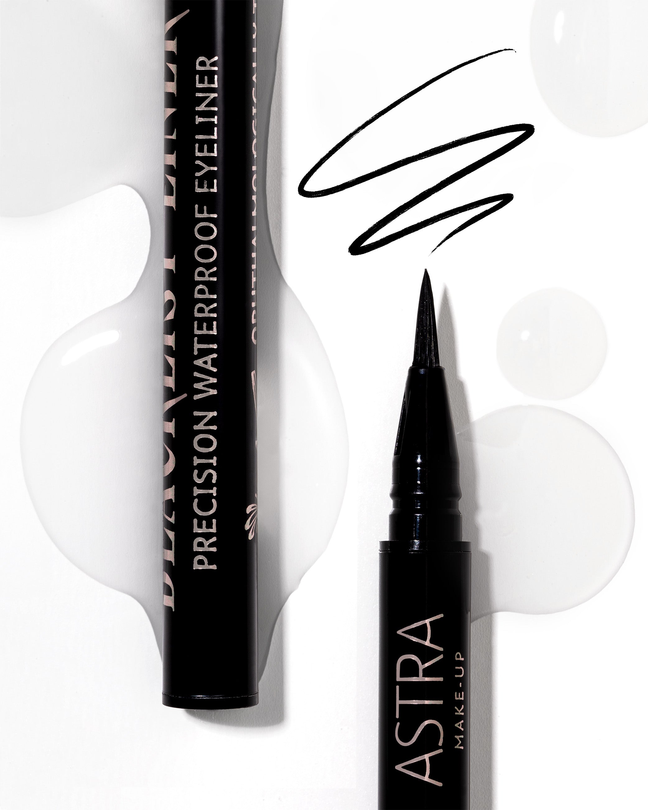BLACKLIST LINER - Eyeliner Nero Alta Precisione Waterproof - 01 - Black - Astra Make-Up