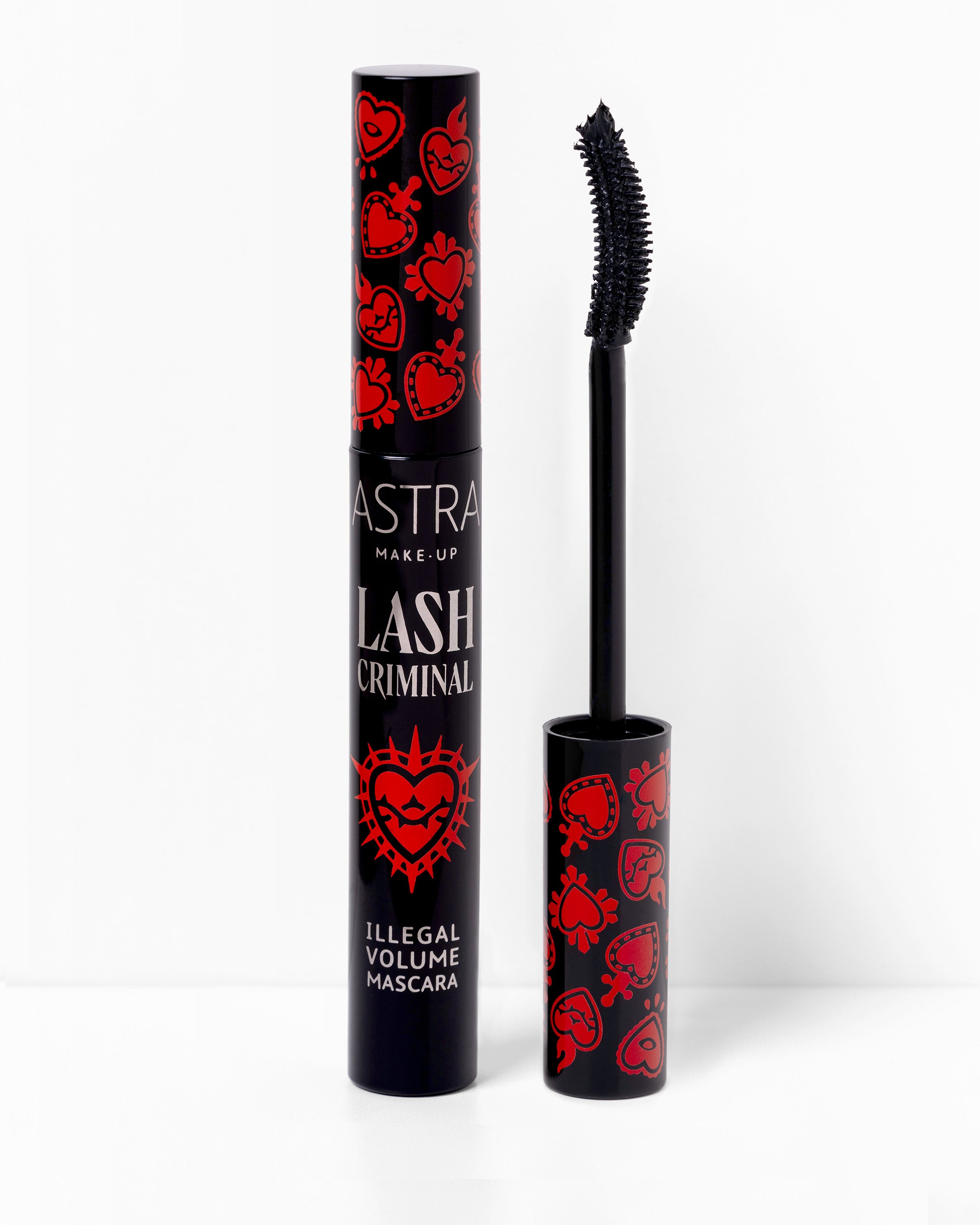 LASH CRIMINAL MASCARA - Volume Panoramico, Nero Intenso - 01 - Black - Astra Make-Up