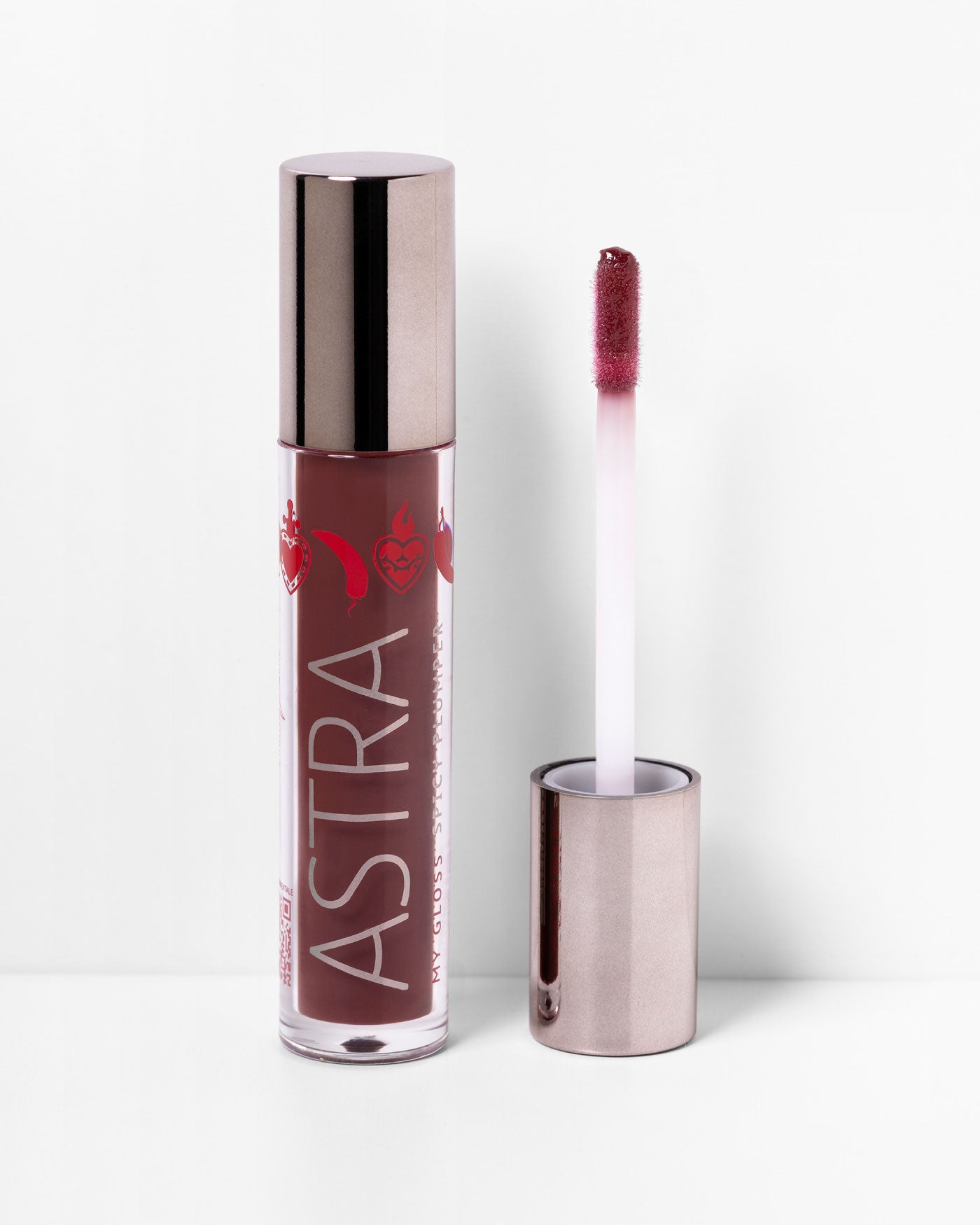 MY GLOSS SPICY PLUMPER: SANGUEDOLCE - Lip Gloss Volumizzante Immediato - 02 - Sanguedolce - Astra Make-Up