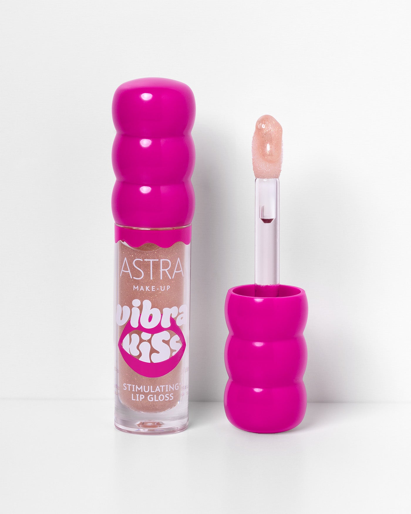 VIBRAKISS - Lip Gloss Vibrante Ultra-Luminoso - 02 - Good Vibez - Astra Make-Up