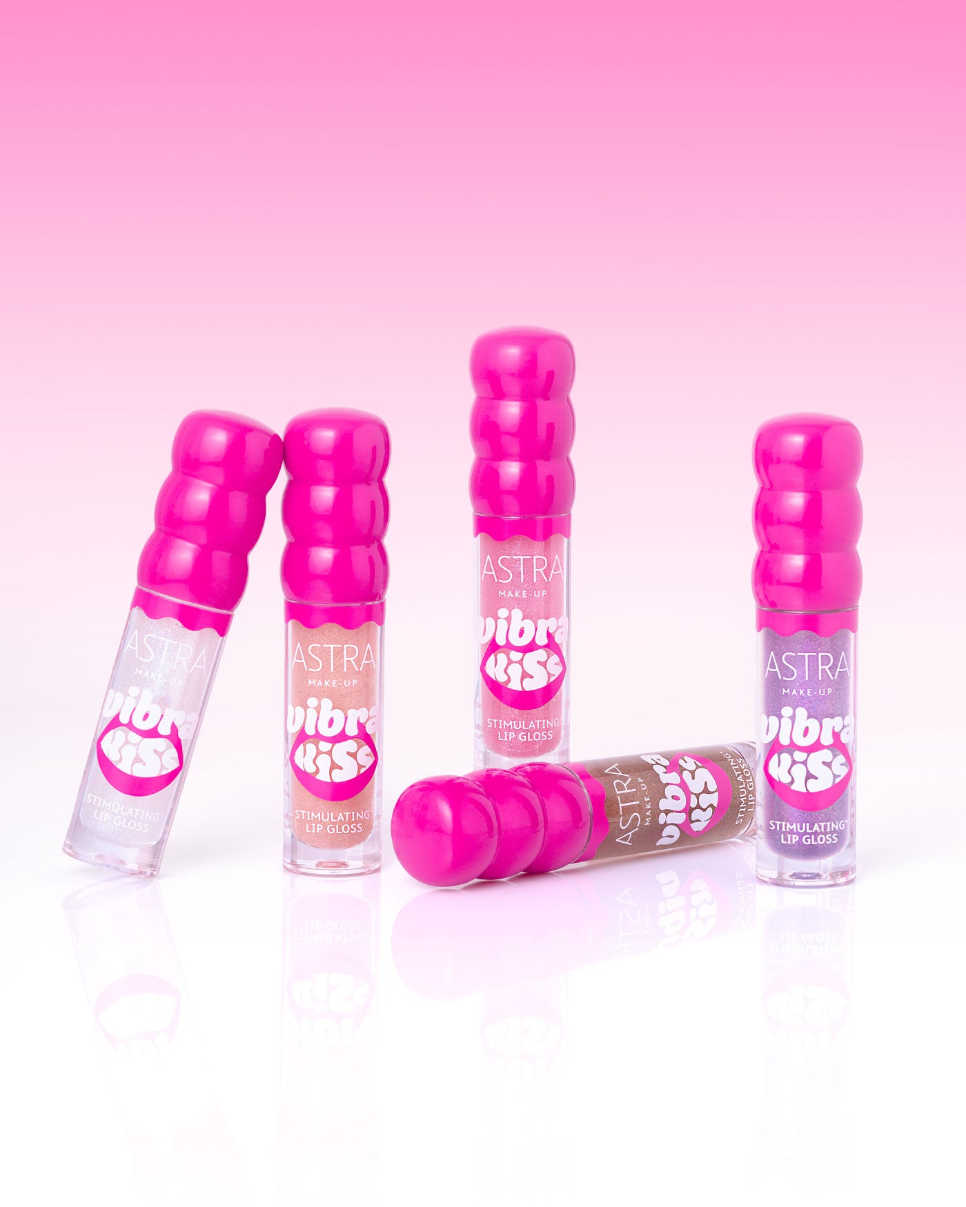 VIBRAKISS - Lip Gloss Vibrante Ultra-Luminoso - 03 - Lip Trick - Astra Make-Up