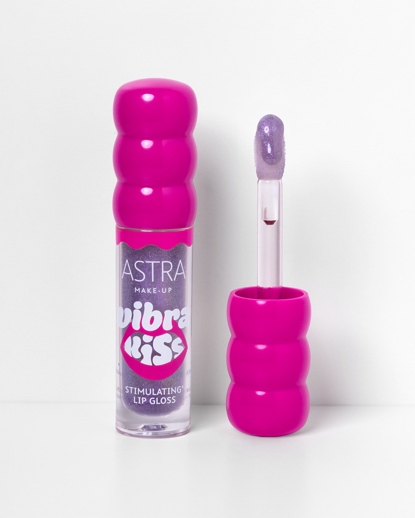 VIBRAKISS - Lip Gloss Vibrante Ultra-Luminoso - 05 - Hands Free - Astra Make-Up