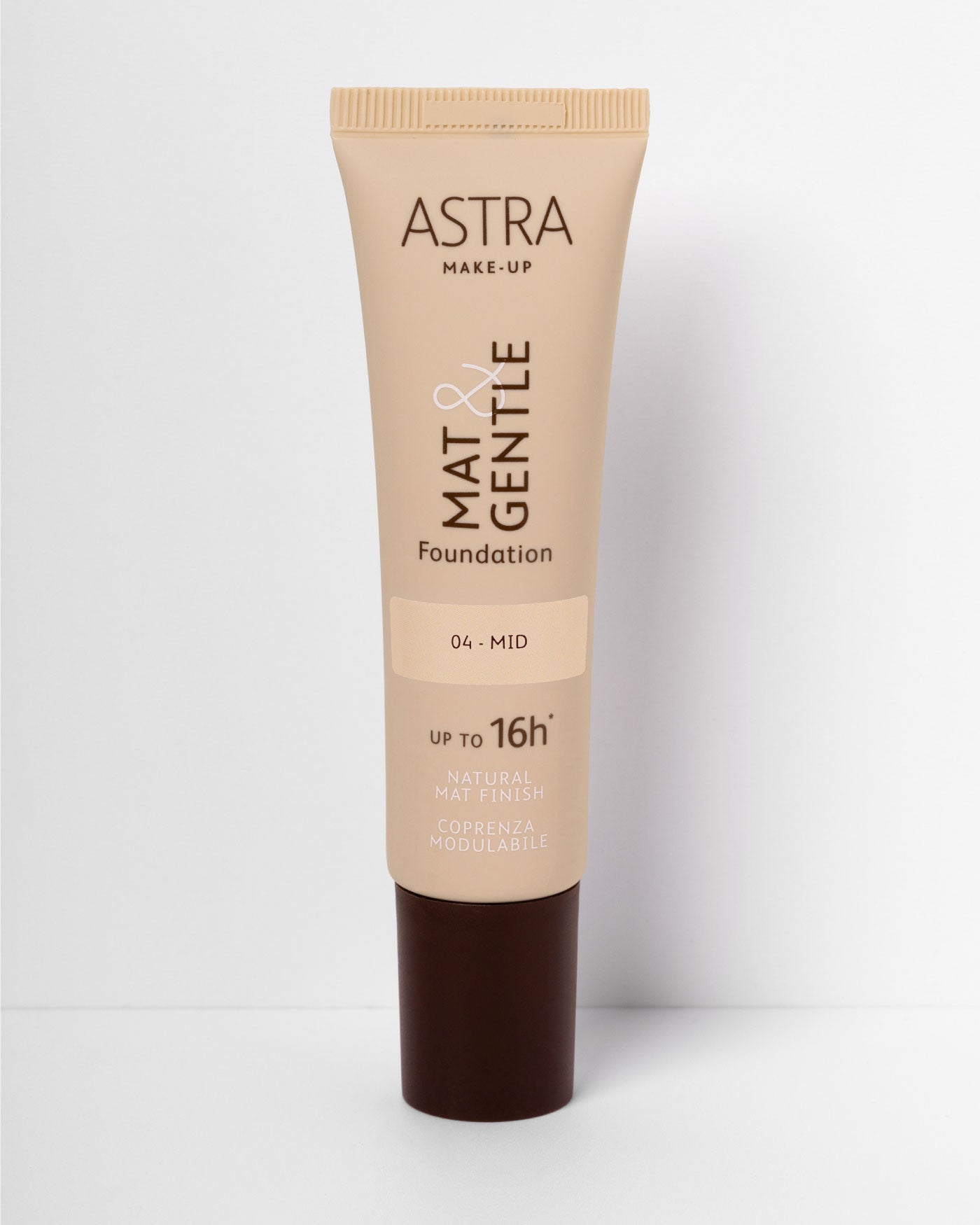 MAT&GENTLE FOUNDATION - Fondotinta Opaco Naturale - 04 - Mid (M&G) - Astra Make-Up