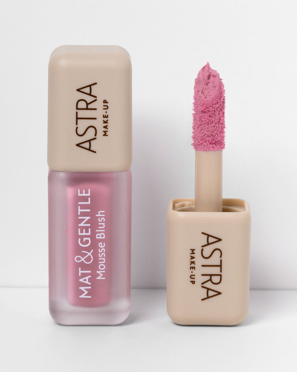 MAT&GENTLE MOUSSE BLUSH - Blush Finish Mat Vellutato - 02 - Tulle - Astra Make-Up