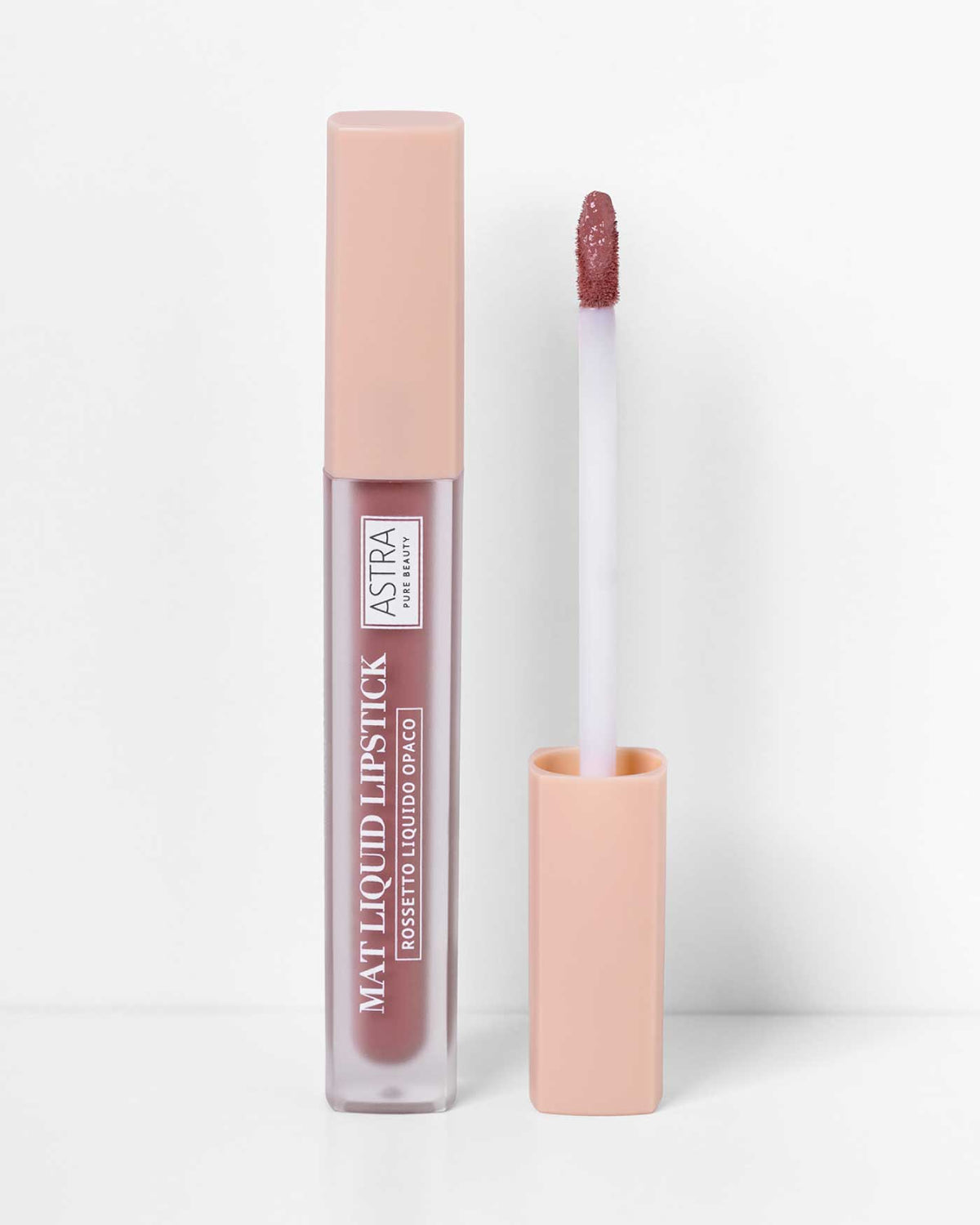 PURE BEAUTY MAT LIQUID LIPSTICK - Rossetto Liquido Opaco - 01 - Bloom - Astra Make-Up