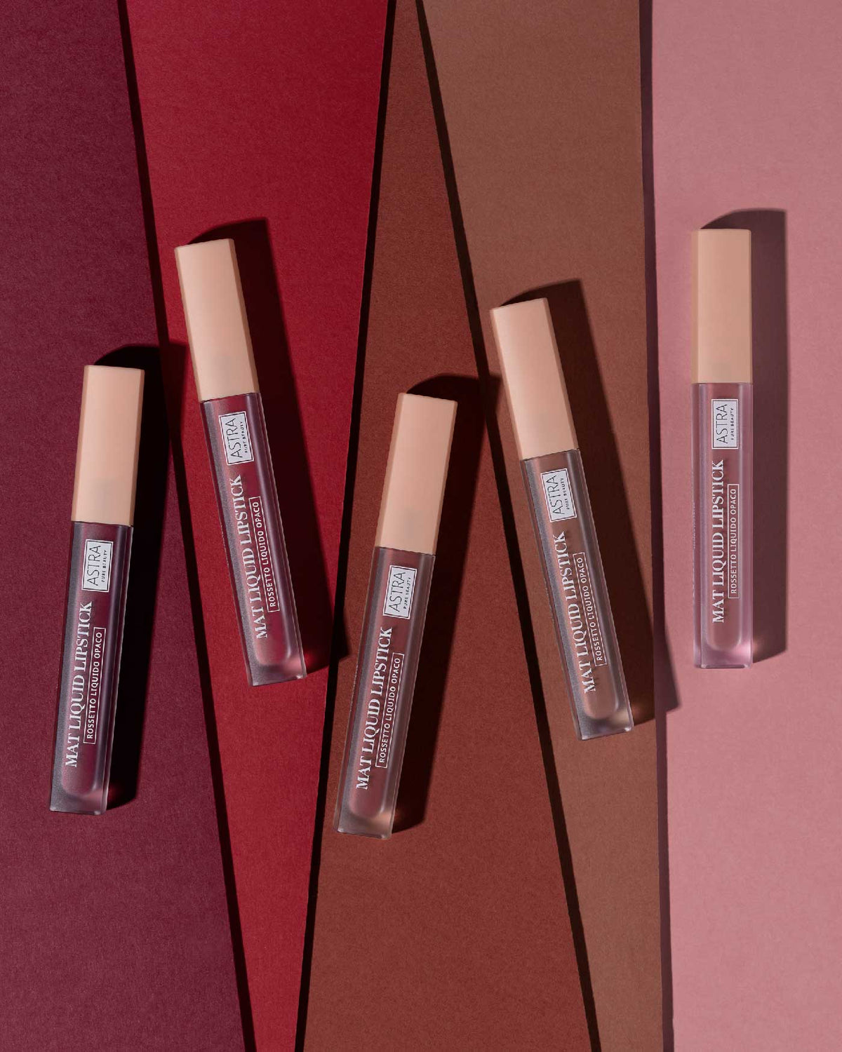PURE BEAUTY MAT LIQUID LIPSTICK - Rossetto Liquido Opaco - 01 - Bloom - Astra Make-Up