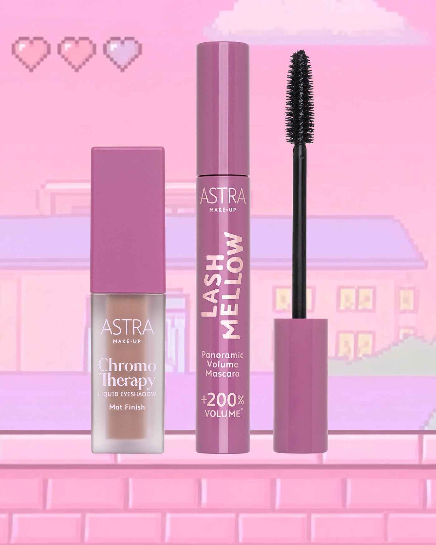 SET CLOUD THERAPY - Ombretto Liquido + Mascara - 01 - Daydream Doll - Astra Make-Up