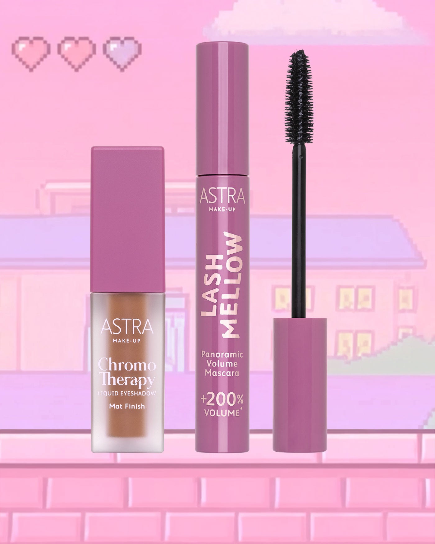 SET CLOUD THERAPY - Ombretto Liquido + Mascara - 01 - Daydream Doll - Astra Make-Up