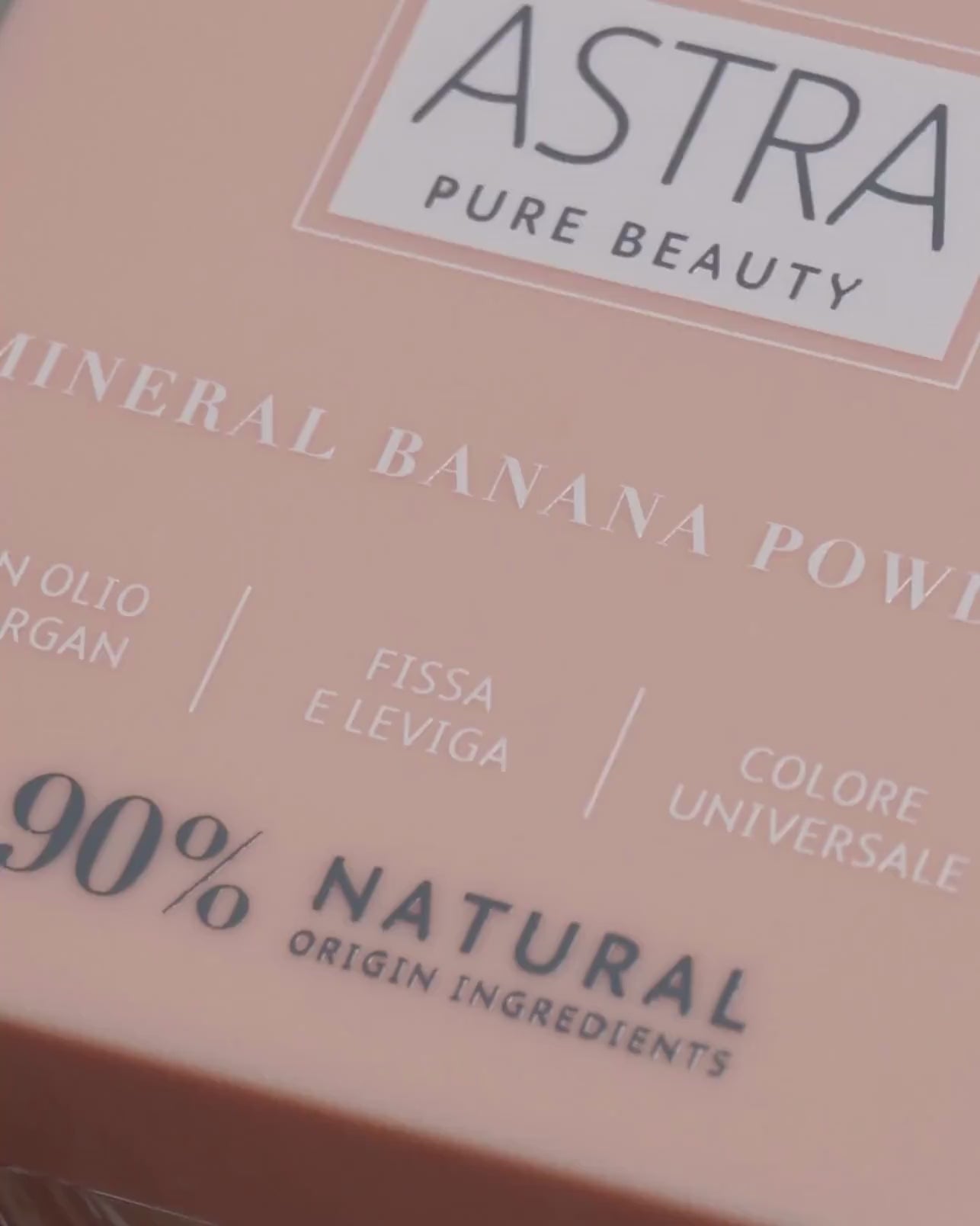 PURE BEAUTY MINERAL BANANA POWDER - Cipria Polvere Libera Naturale - Pure Beauty Viso - Astra Make-Up