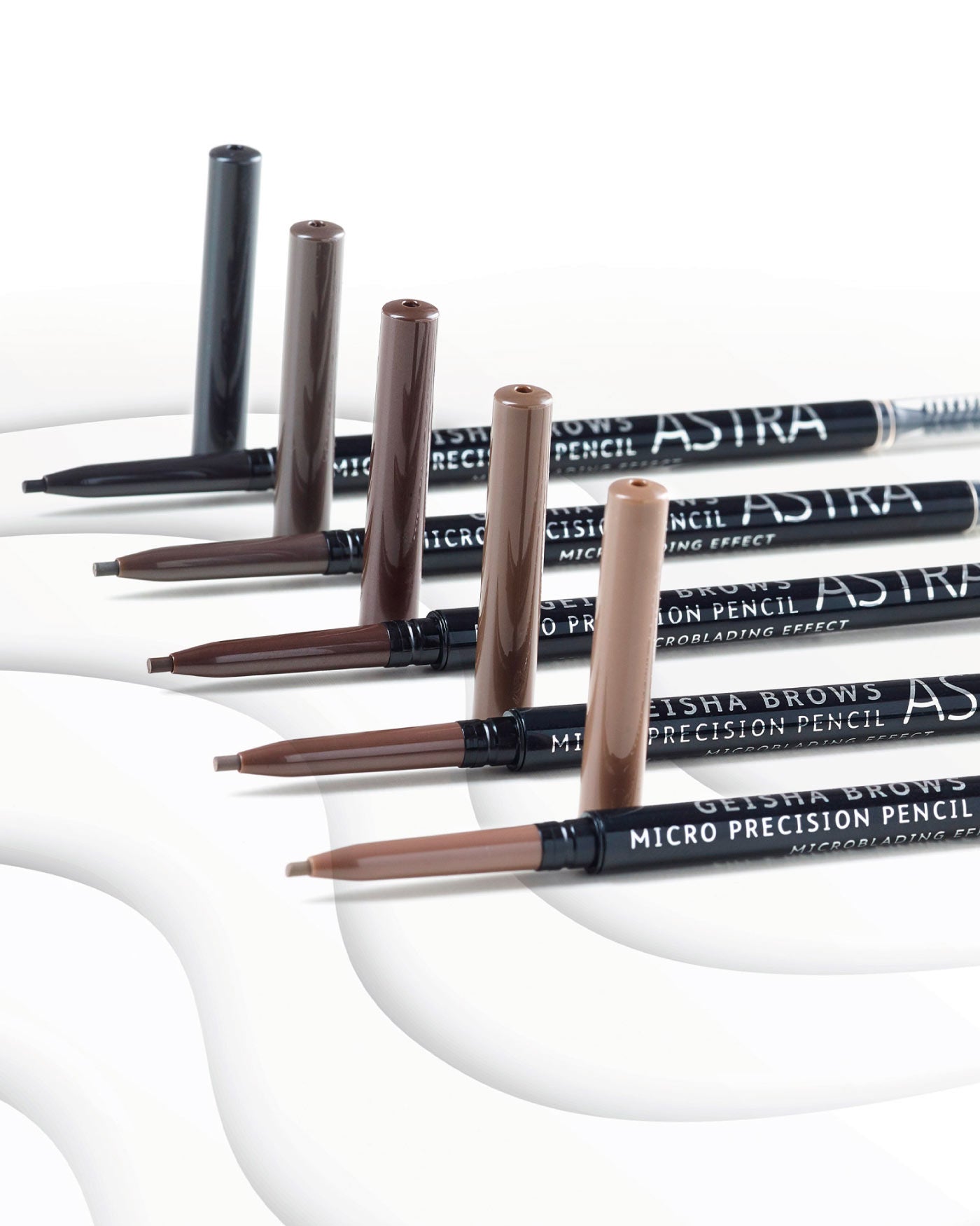 GEISHA BROWS MICRO PRECISION PENCIL - Matita Sopracciglia Ultrasottile - 03 - Brown - Astra Make-Up