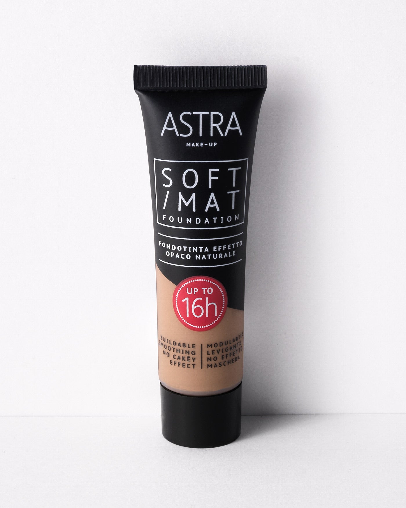 SOFT MAT FOUNDATION - Fondotinta Effetto Opaco Naturale - 07 - Cinnamon - Astra Make-Up