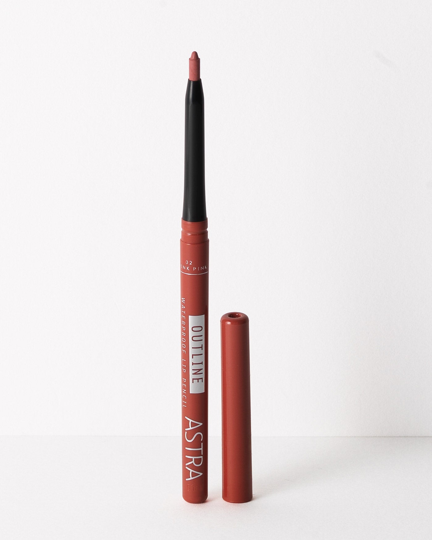 OUTLINE WATERPROOF LIP PENCIL - 02 - Think Pink - Astra Make-Up